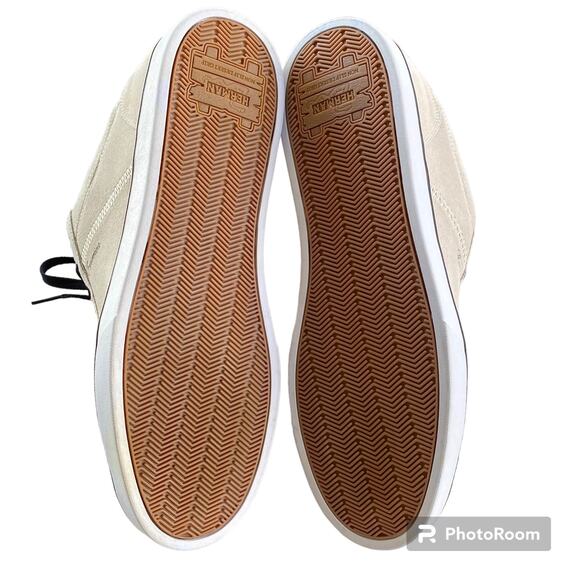 Vintage Emerica Herman 2 Skate Shoe Leather Suede Beige White Mens 13 NWT RARE - Picture 8 of 16